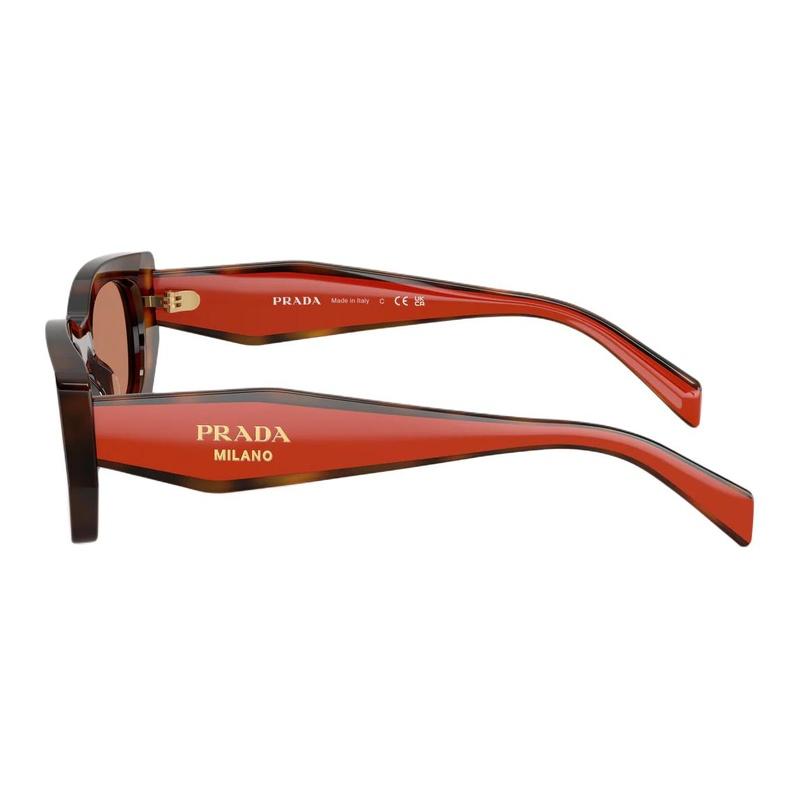 Prada Classic Letter Logo Design Acetate Butterfly Sunglasses Women's Tortoiseshell