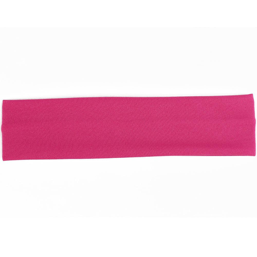 Popular Solid Color High-Elastic Sports Headband for Yoga, Fitness, Running, and Sweat Absorption
