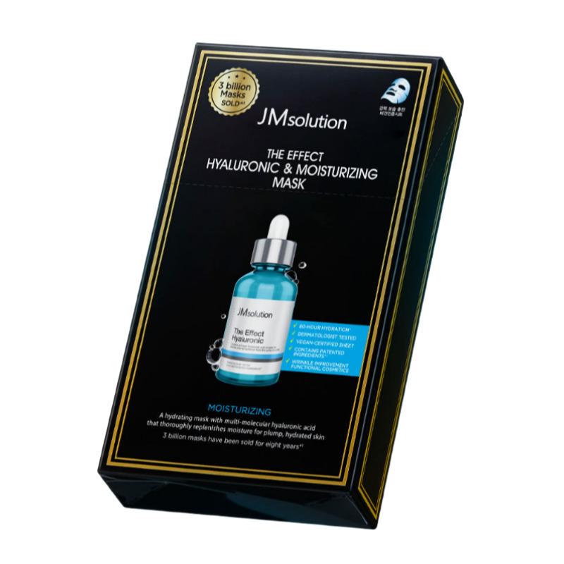 JMsolution The Effect Mask Sheet 24ml × 10 Sheets (6 Options) 01. Hyaluronic & Moisturizing