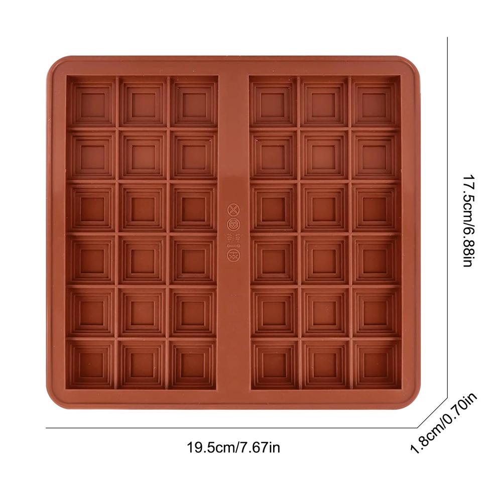 Candy Bar Mold Silicone Baking Supplies Snack Moulds For Chocolate Candy Snack Filled Bar Chocolat Making Christmas Treats