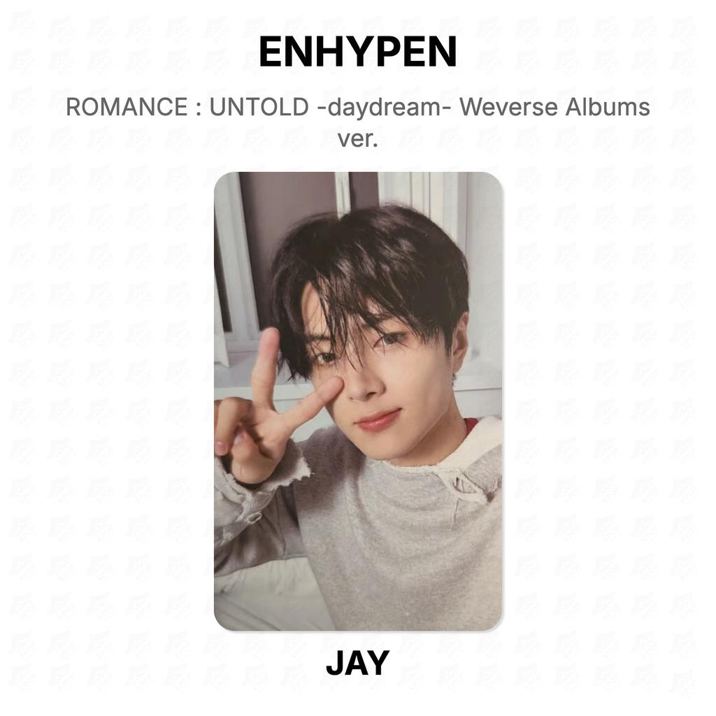 ENHYPEN-ROMANTIK : UNTOLD -daydream- Weverse Alben Version. Offizielle Fotokarte