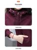 Grauer Damen-Cardigan-Hoodie mit doppeltem Reißverschluss, schwere Qualität - Sportlicher koreanischer Stil, Langarm, Frühjahr/Herbst Kollektion 2025.