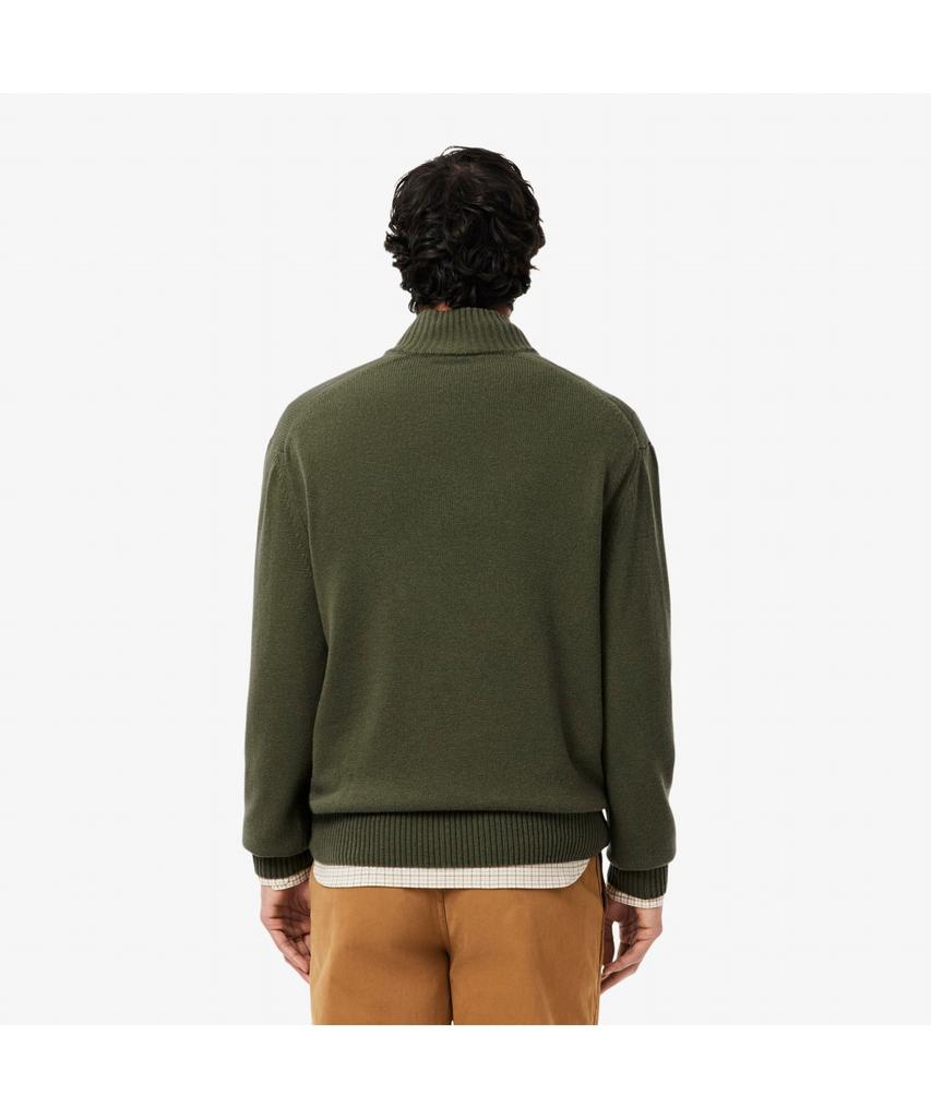 Lacoste Men'S Wool Half-Zip Sweater Ah3052-55N E9F
