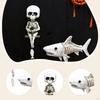 ing Skeleton Statue Mini Figurine,Cute, er Sculpture,Halloween for Indoor Pond Tank Outdoor