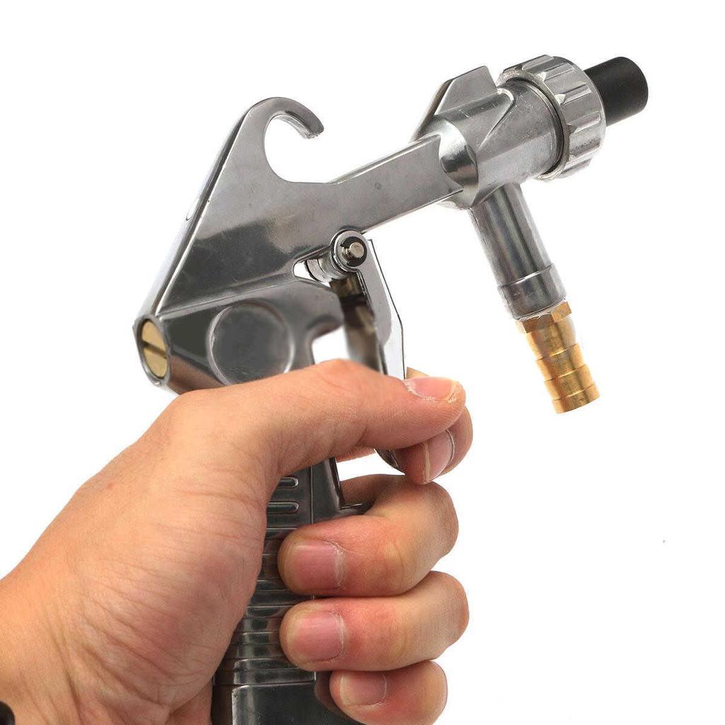 Νέο Sandblaster Spray Air Siphon Sand Blasting + Ακροφύσια σιδήρου / Κεραμικά λειαντικά