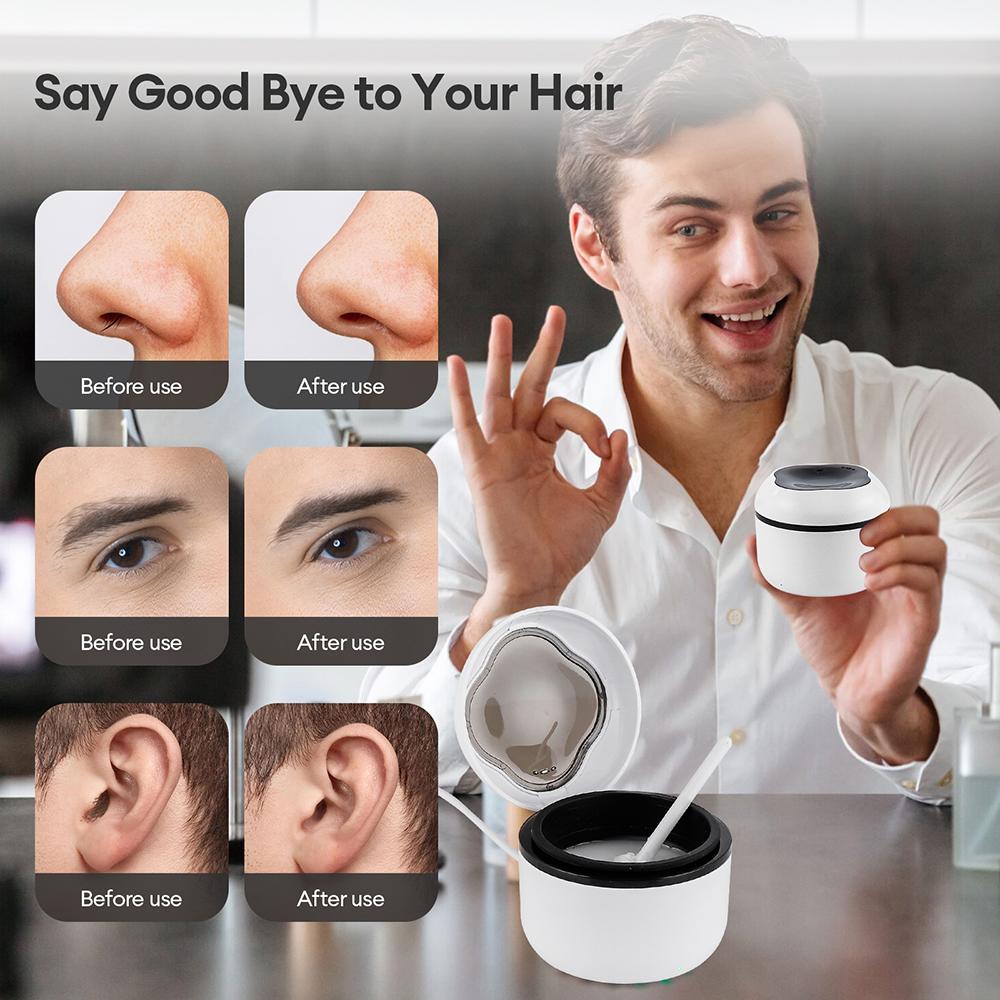 Mini Waxing Kit Painless Nose Wax Kit For Men/Women Painless Nose Hair Removal Cleaning Waxing Beans Depilation Kit