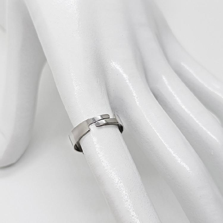 10 peças Bases de Anéis de Aço Inoxidável Anéis Ajustáveis de Aço Inoxidável Resistentes Montagens Para Criar Joias Únicas