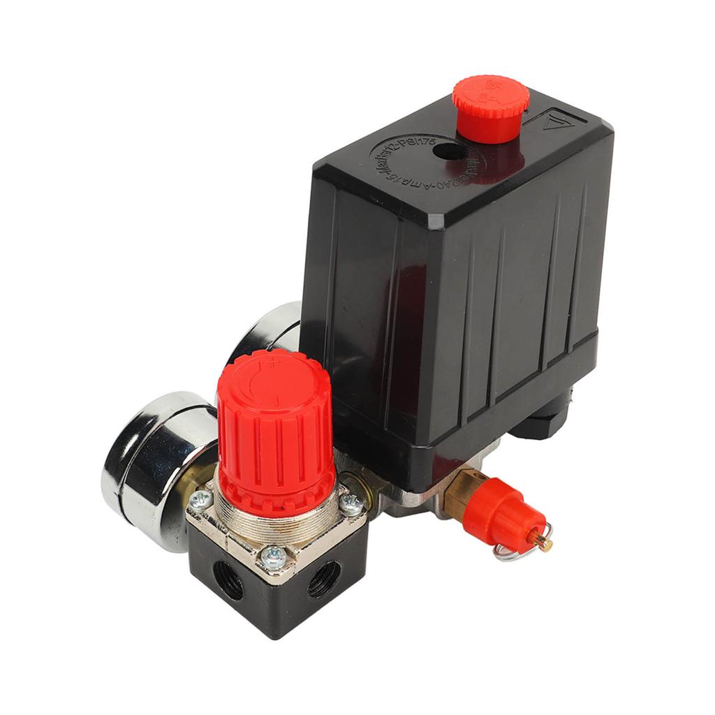 Automatic Pressure Switch 3 in 1 Quick Connector Accurate Control Air Compressor Pressure Switch Control Valve 1 4in