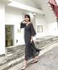 Ppaeppae Point Flower Frola Long Dress