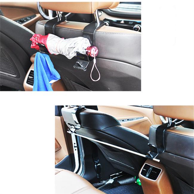 Car Seat Organizer Headrest Hooks Backseat Hanger Storage Handbag Car Seat Back Headrest Accessories