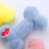 Jouet à mâcher pour petits chiens, jouet en peluche en forme d'os 3 pièces, jouet d'interaction pour animaux de compagnie, jouet de dentition, jouet pour mâcheurs agressifs, cadeau pour chien