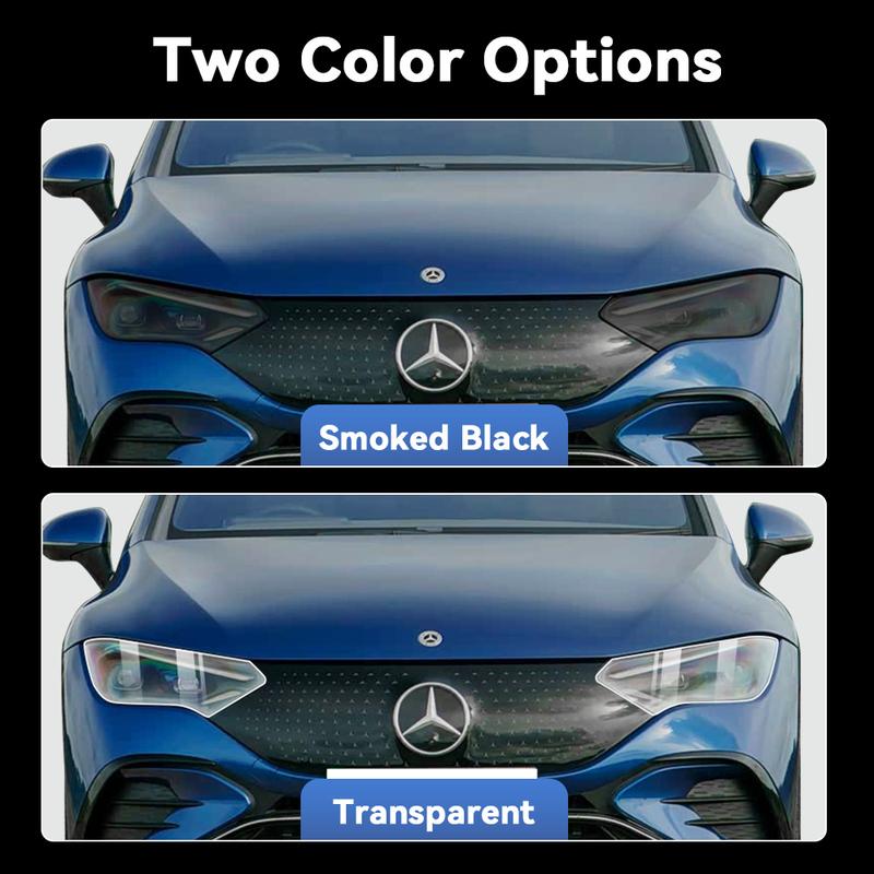 For Mercedes Benz EQE Sedan V295 -2025 TPU Headlight Anti-Scratch Transparent Modification Color Changing Protective Film