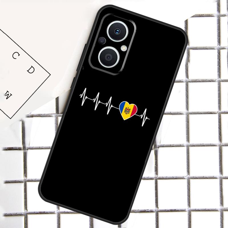 Moldova Flag Phone Case For OPPO Reno 14F 13F 12F 11F 10 Pro 8T 7 8 Lite OPPO Find X8 X6 X5 X9 Pro Cover