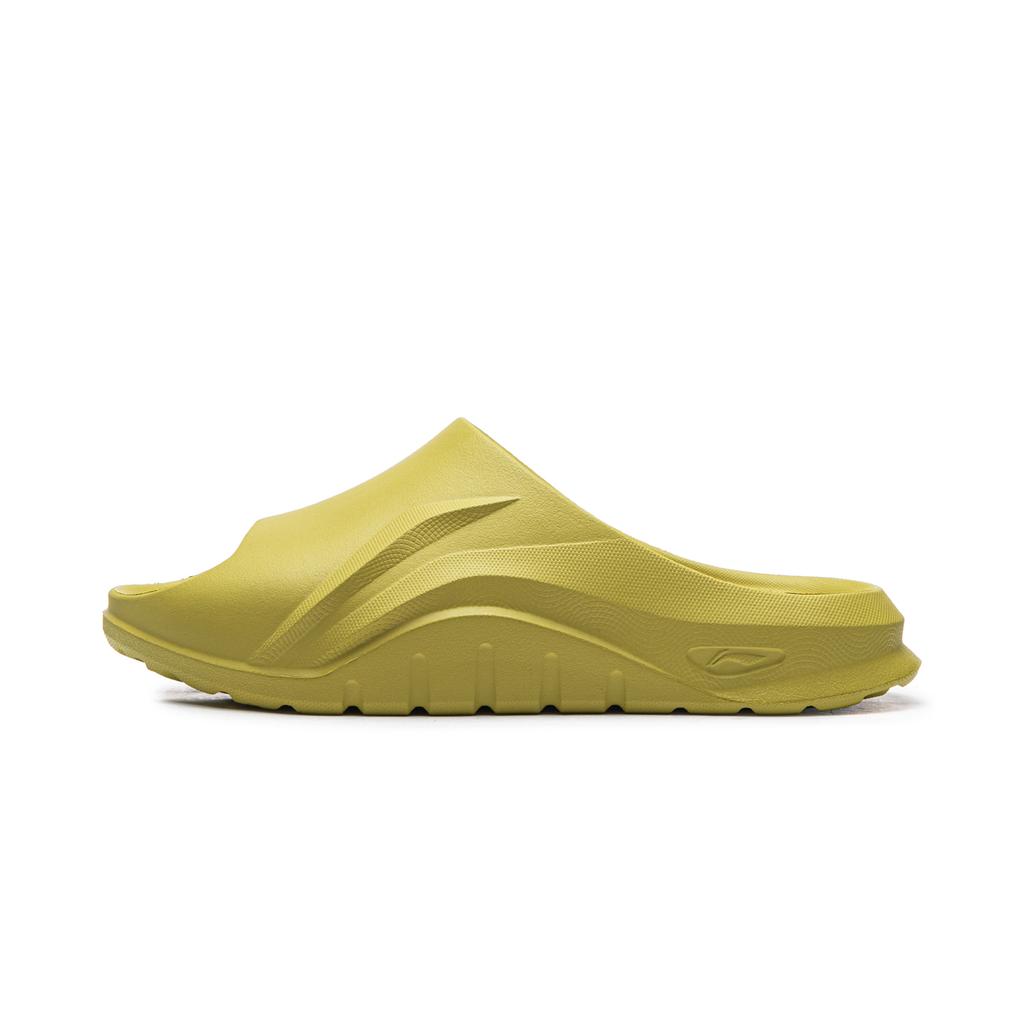 Li Ning Slide Slippers Unisex Green Beans Yellow AGAW007-11