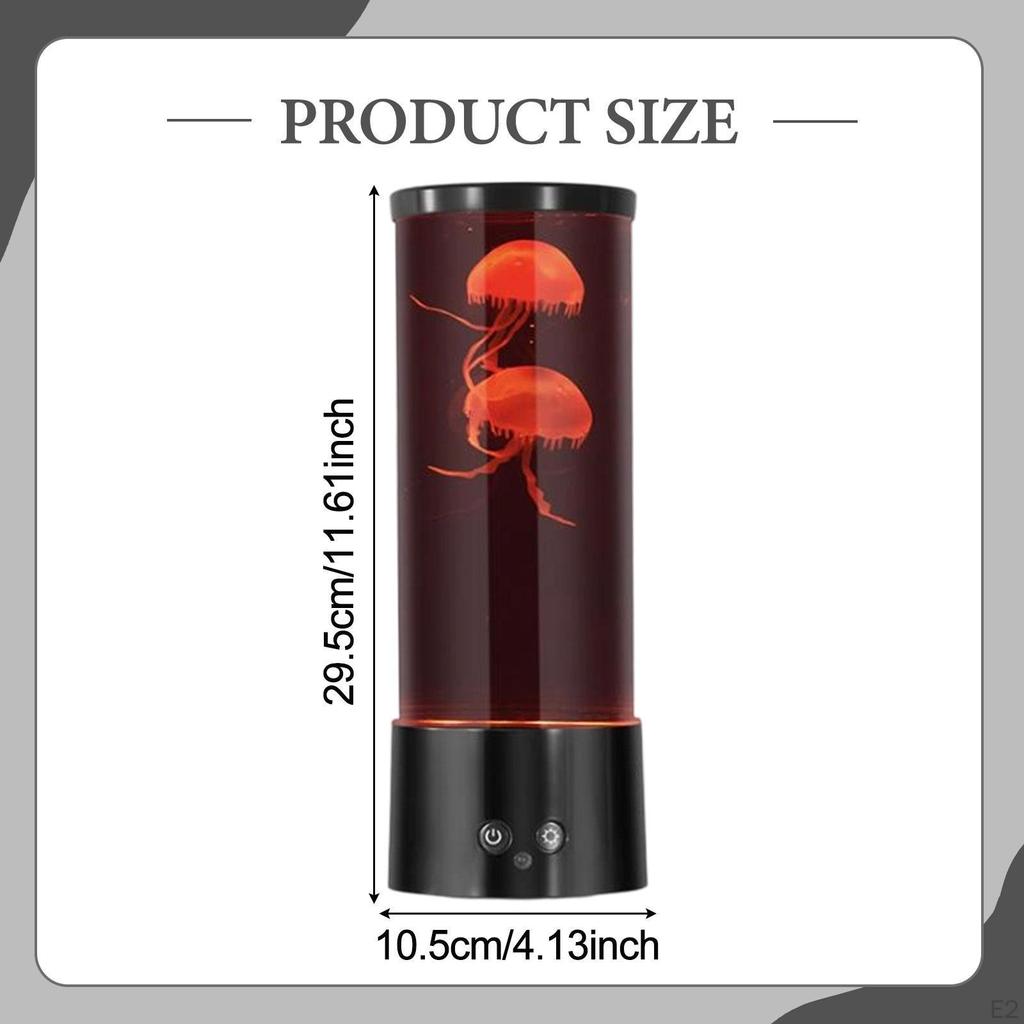 Jellyfish Lamp Aquarium Light Decor Office Desktop Bedroom 16 Color Changing Unique Great Gifts