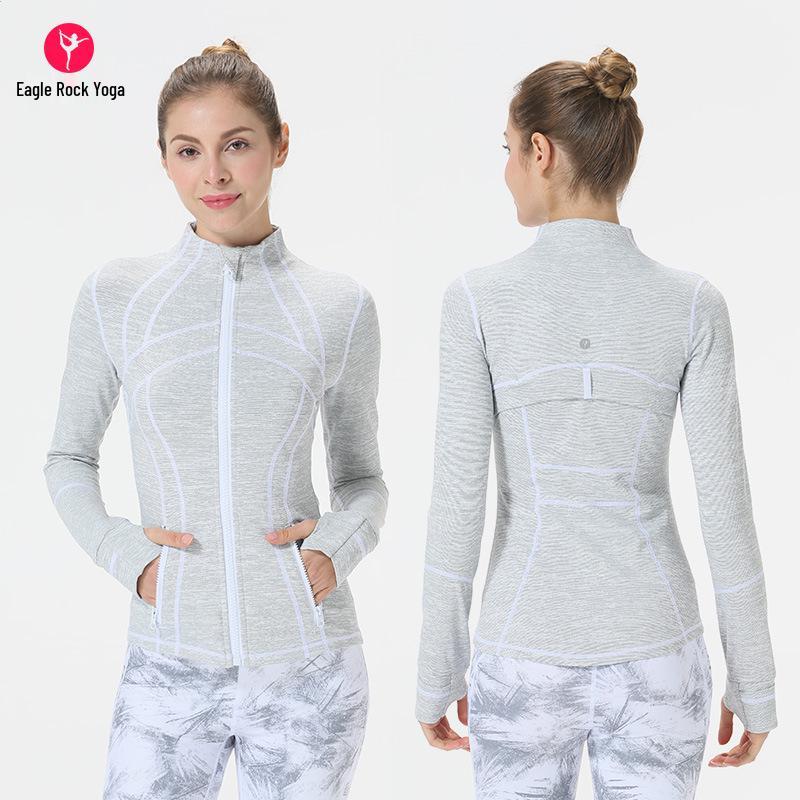 Women's Swift Speed Quick-Dry Stand Collar Sport Jacket for Yoga, Running, and Dance