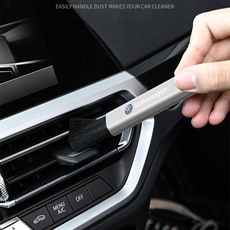 Car Air Conditioner Outlet Clean Brush Dust Remover Accessories For Volkswagen Golf-4 5 6 7 Bora Jetta POLO MK4 MK6 Bora Passat B5 B6 Superb