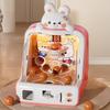 Animal Tabletop Basketball Shoot Game Mini Basketball Shoot Arcade Machine with Score Display Rabbit