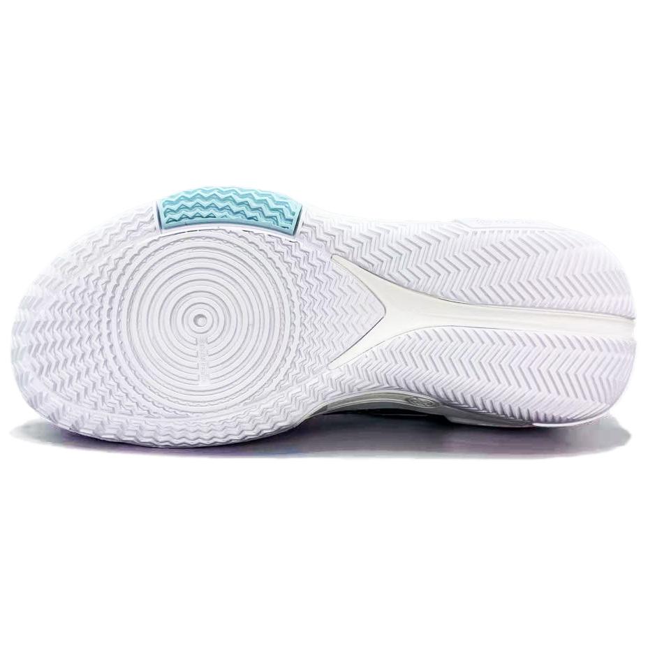 Li Ning Speed 9 Graffiti American Style Fabric Abrasion Resistant Lightweight Low top Basketball Shoes Unisex Pink Blue ABPT001-6()