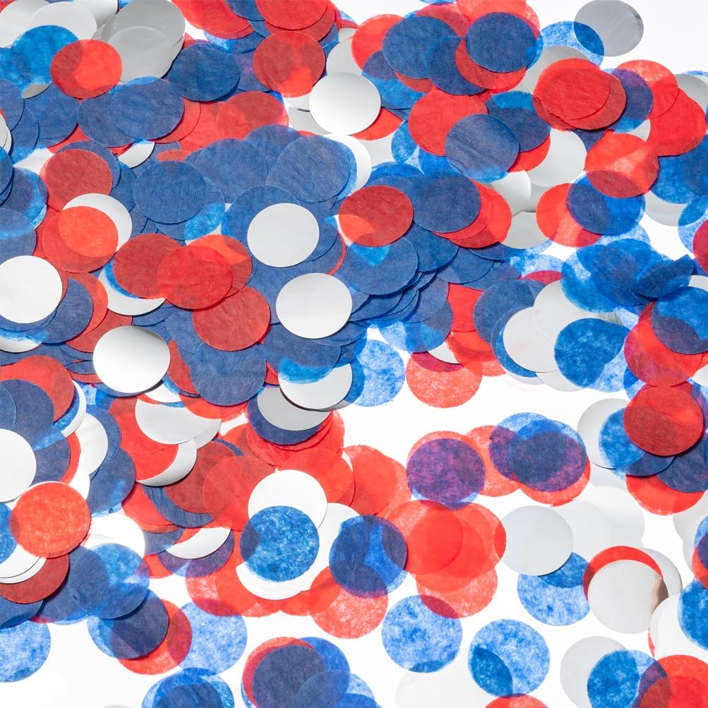 Hot Pink Orange and Gold Tissue Confetti Dots Table Decoration for Birthday Graduation Wedding Toss Groovy Fall Autumn Party, 1 inch in Diameter, 100