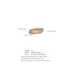 Yhpup 6789# Cubic Zirconia Geometric Thin Ring Casting Stainless Steel Metal Minimalist Charm Jewelry Wholesale