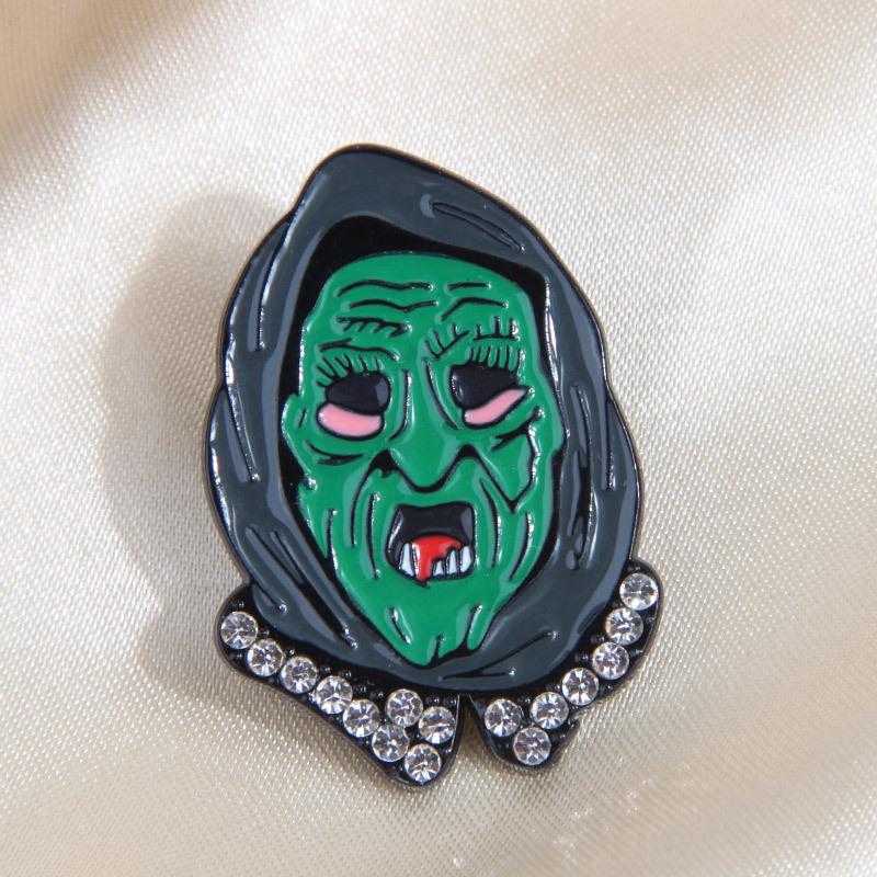 

Unique Christmas Horror Enamel Pin: Stylish Backpack & Clothing Accessory for Women