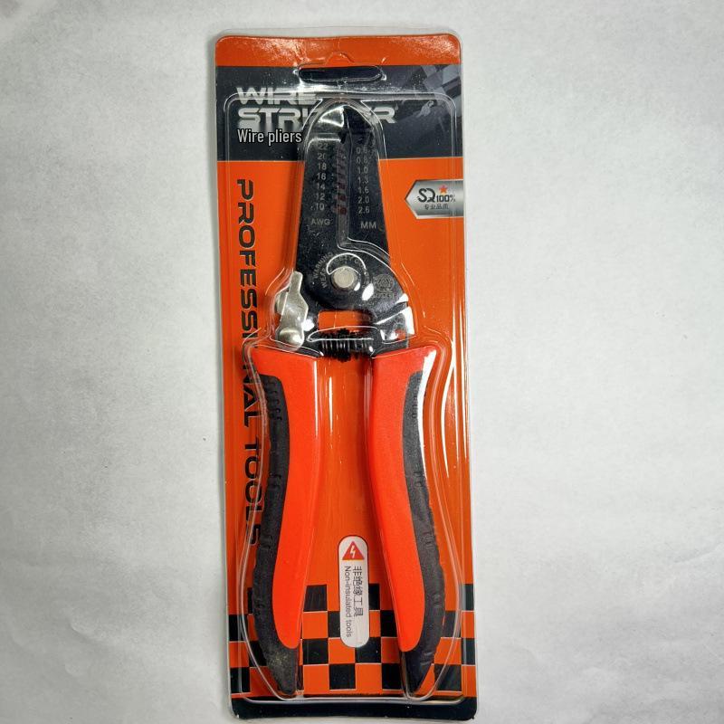 Craft Multifunctional Wire Stripper Electrician Pliers: Wire Stripping, Cutting, and Skinning Tool