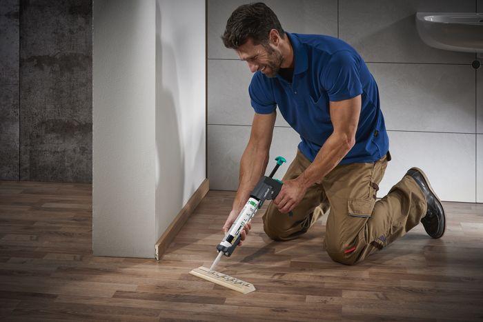 Pistolet À Cartouche Mécanique - Wolfcraft - MG 600 PRO, Pour Pose De Joint Mastic Et Colle - Pression De 280 Kg - 4356000