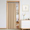DWCN Blackout Room Divider UV Cold Heat Solid Thick Noren Privacy Screen for Living 100cm Wide X 180cm 1 Panel Curtain, Stylish, Insulated,