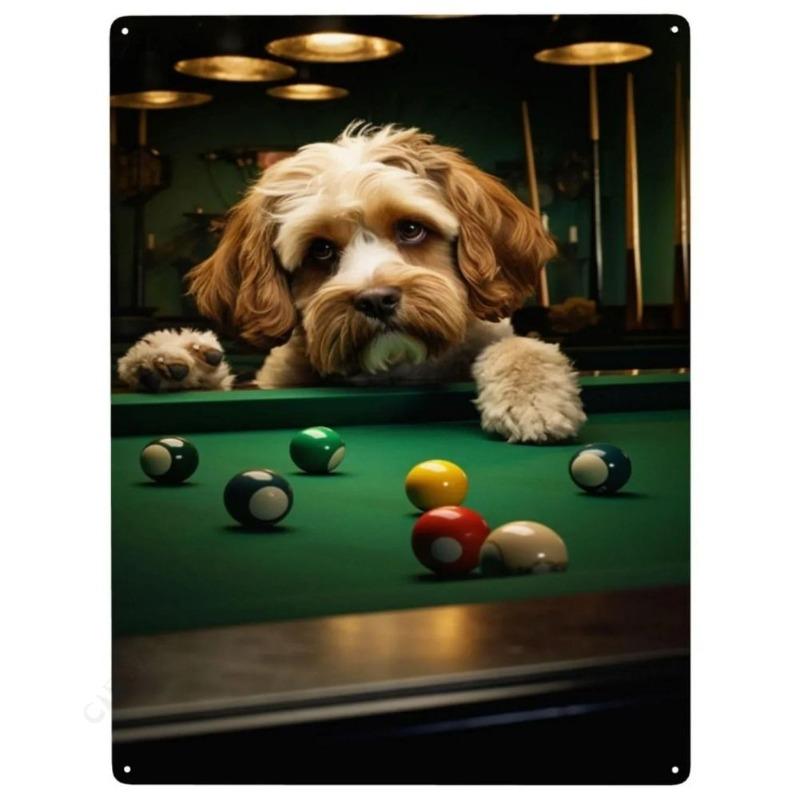 Billiard Metallposter Schild, Spielzimmer Wanddekoration