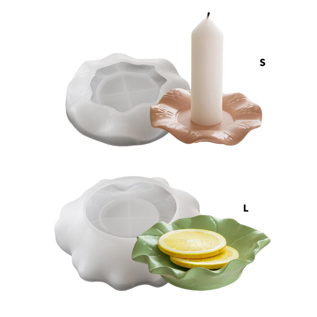 Silicone Hand-Making Molds Leaf Shape Trays Moulds Jewelry Dish Molds Silicone Texture Present for Art Enthusiasts