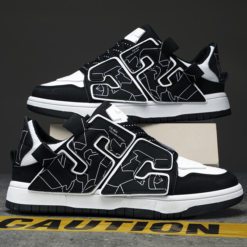 Luxusní boty pro muže Nové robustní vulkanizované punkové boty Tenisky Muži Dobrá kvalita Street Style Sportovní Tenisky na běhání Muži Board