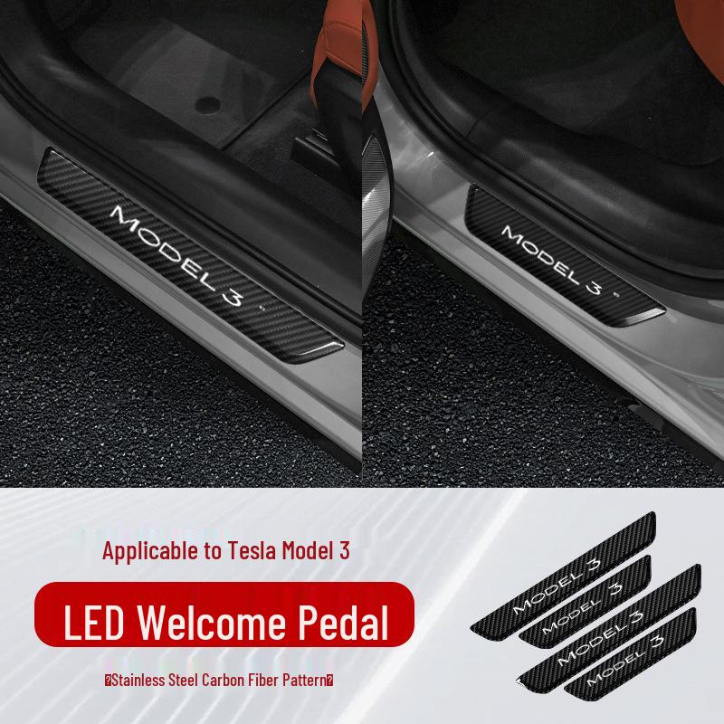 Tesla Model 3/Y Stainless Steel Door Sill Plates