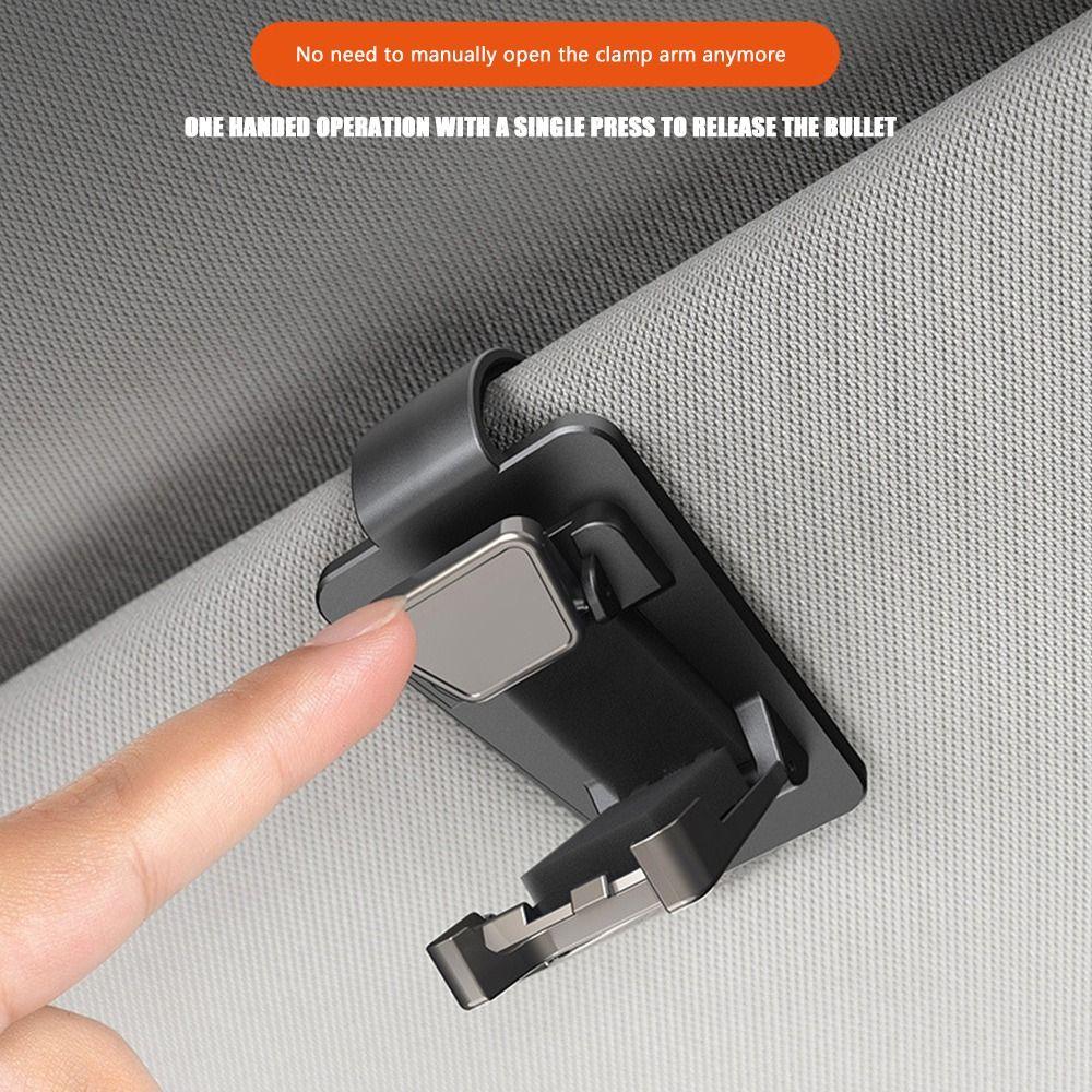 Metal Buckle Sunglasses Clip Premium Automobile Glasses Organizer  for Car Visor