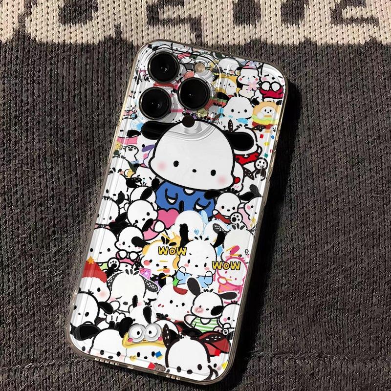 Full Screen Pacha Dog Mobile Phone Case All-inclusive for Apple iPhone15PROMAX/16PRO/16/15/14 XR