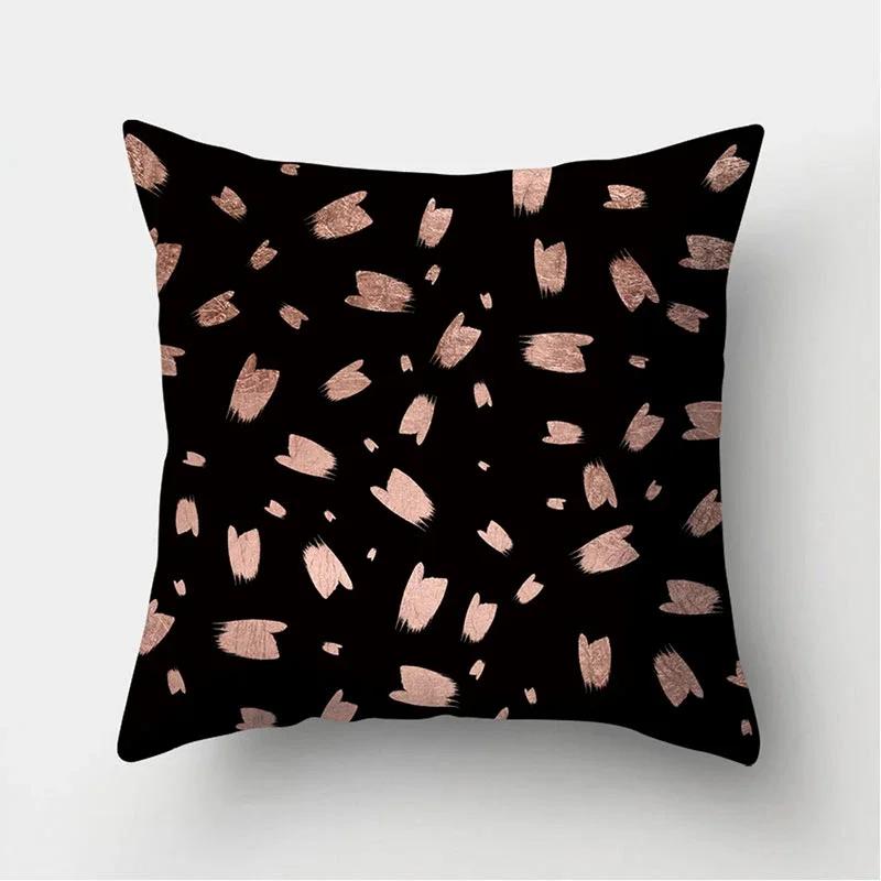 Marble Geometric Pattern Decorative Cushions Pillowcase Polyester Cushion Cover Throw Pillow Sofa Decoration Pillowcover