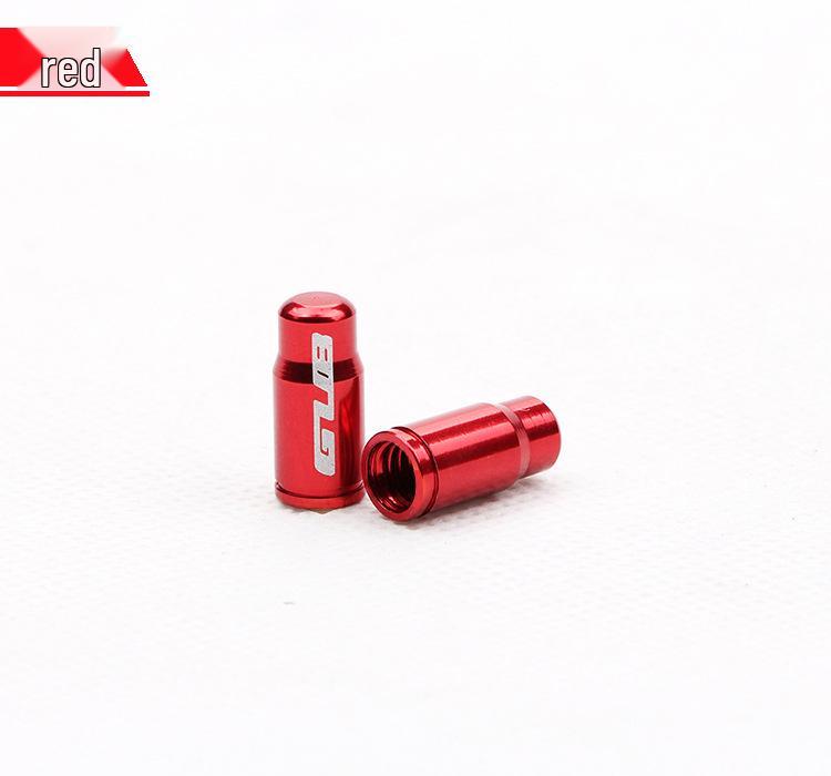 

GUB Bicycle Zinc Alloy French Valve Caps - Colorful and Dazzling One Size красный