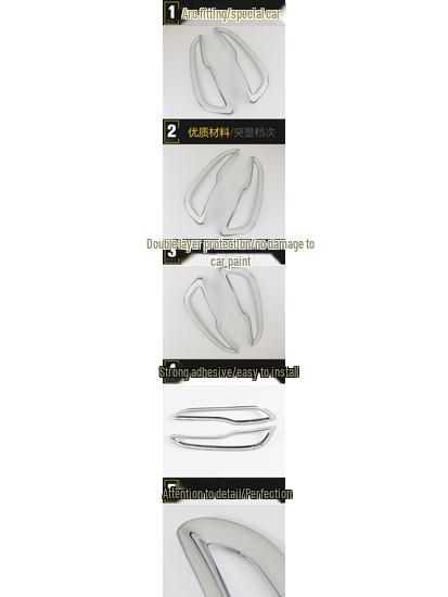 2020 GS4 Rear Fog Light Cover Trim - Tail Light Frame Sequins Accessories