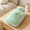 Explosion Proof Water Bag Hot Bottle with Plush Cover, 500/1000/2000ML Leak-proof Bag, Washable Cover Cold Compress Pouch for Shoulder, Back,