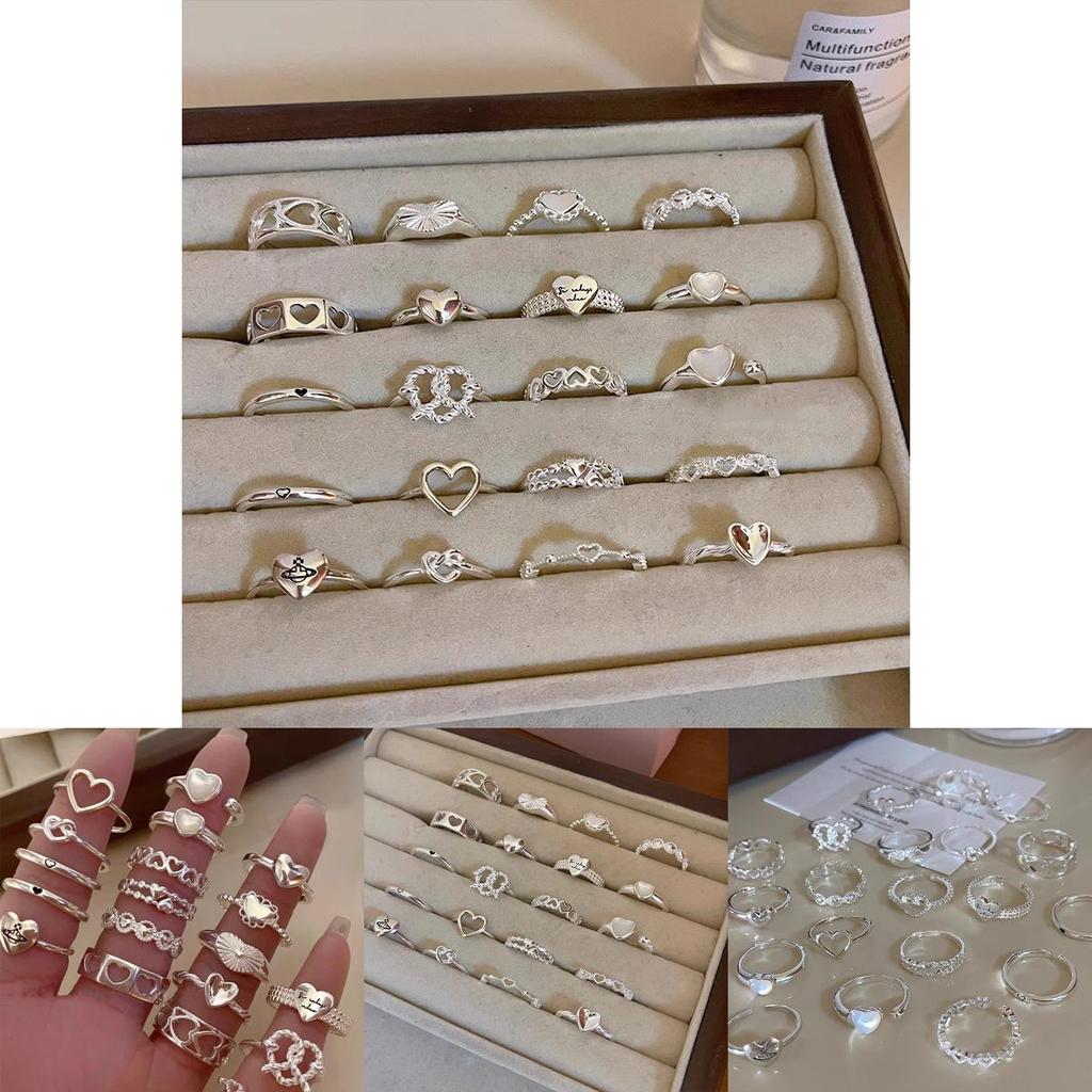 Elegantly Crafted Adjustable Open Heart Ring For Women Unique Geometric Design