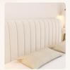 Plush Upholstered Bed Headboard Cover - Thick, Soft, Universal Anti-Collision & Dustproof Full Coverage Backrest Cover