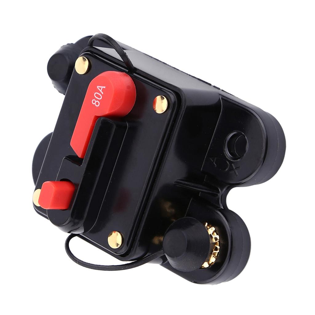 12V Circuit Interrupter Breaker for Car Marine Boat Bike Stereo   Reset  (80A)