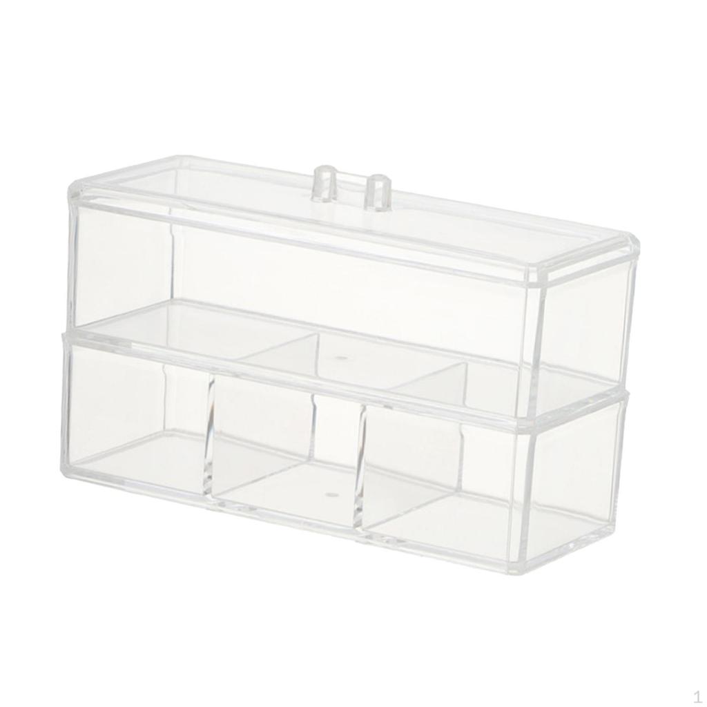 Clear Acrylic Cosmetic Storage Organizer for Lipstick and Jewelry