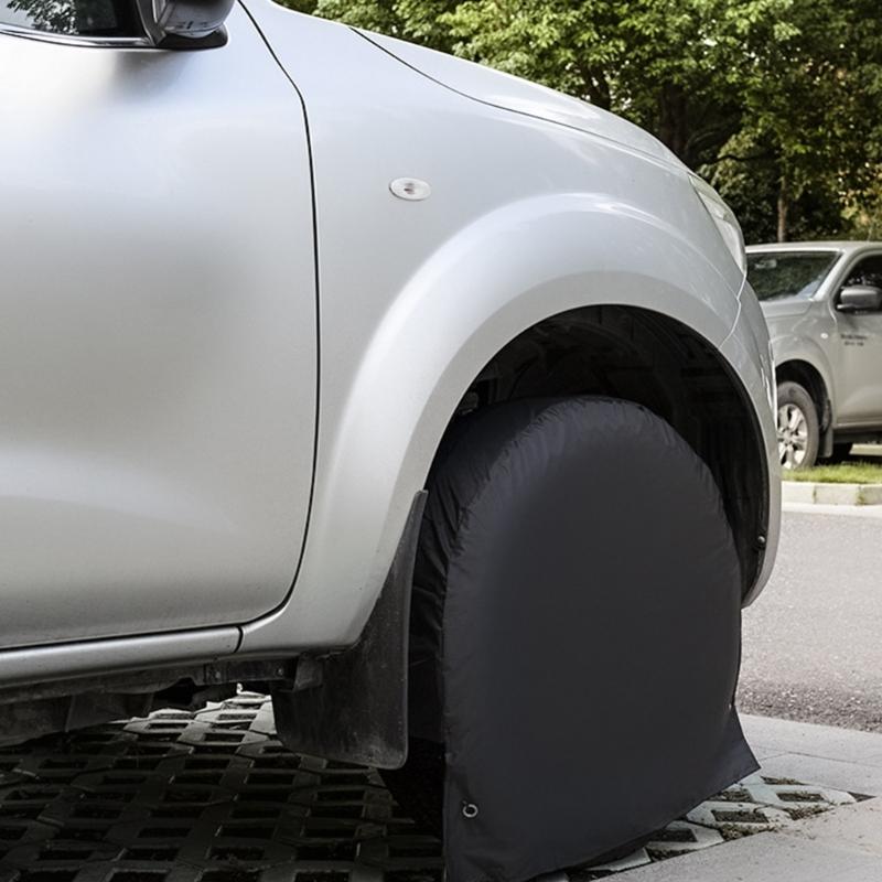 Car Tire Protector Easy Installation Spare Wheel Cover 65cm Diameter Versatile Tire Storage Bag for Long Term Storage