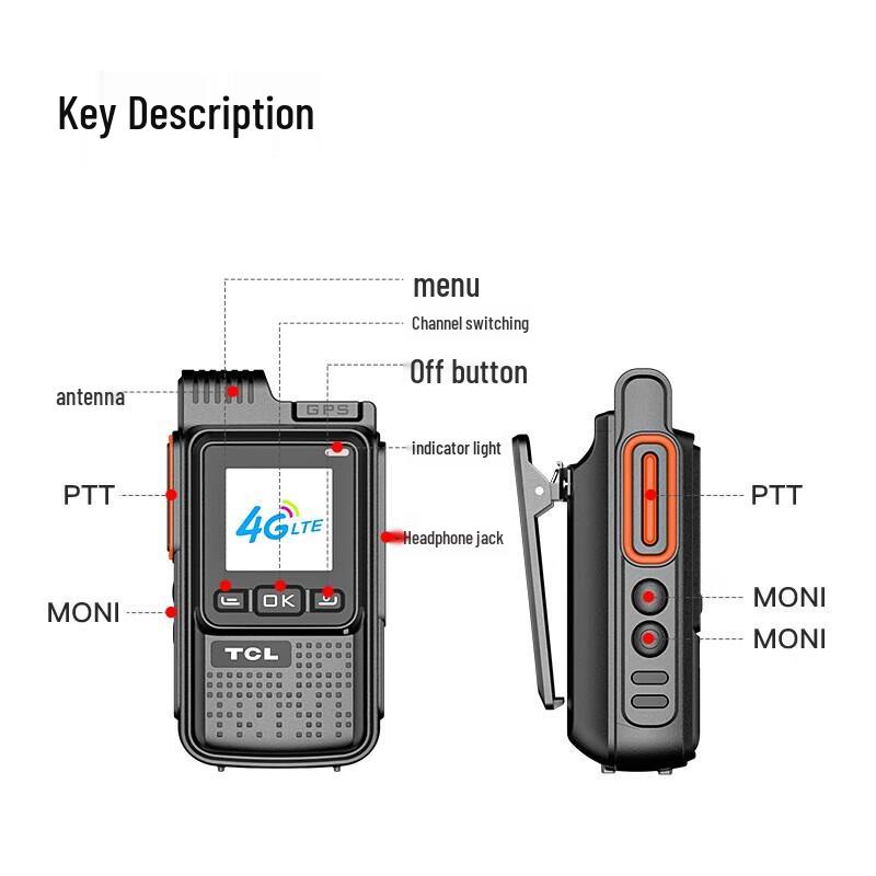 TCL HL116 Public Network Handheld Walkie-Talkie (CN version)