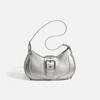 2025 New Trendy Women's Bag, Unique Design, Textured Baguette Bag, Vintage Underarm Bag, Versatile Wide-Strap Shoulder Bag