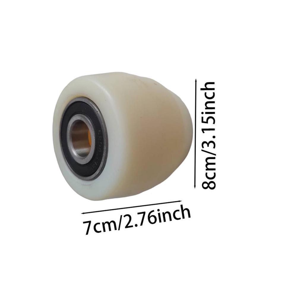 2Pcs Forklift Casters with Bearings Wheel 80mmx70mm Professional Forklift Wheel