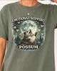 Emotional Support Possum Shirt and Kids Tshirt Funny Opossum Graphic Tee Vintage Animal Comfort Colors T-Shirt and Kids Tshirt Cute Meme Crop Top Tank