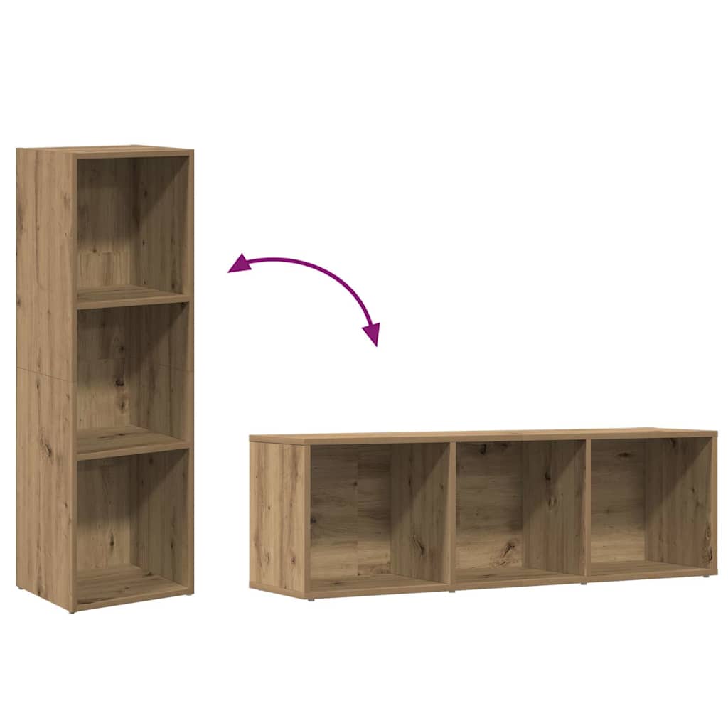 Bookshelf Artisan Oak 36 x 30 x 114 cm Engineered Wood