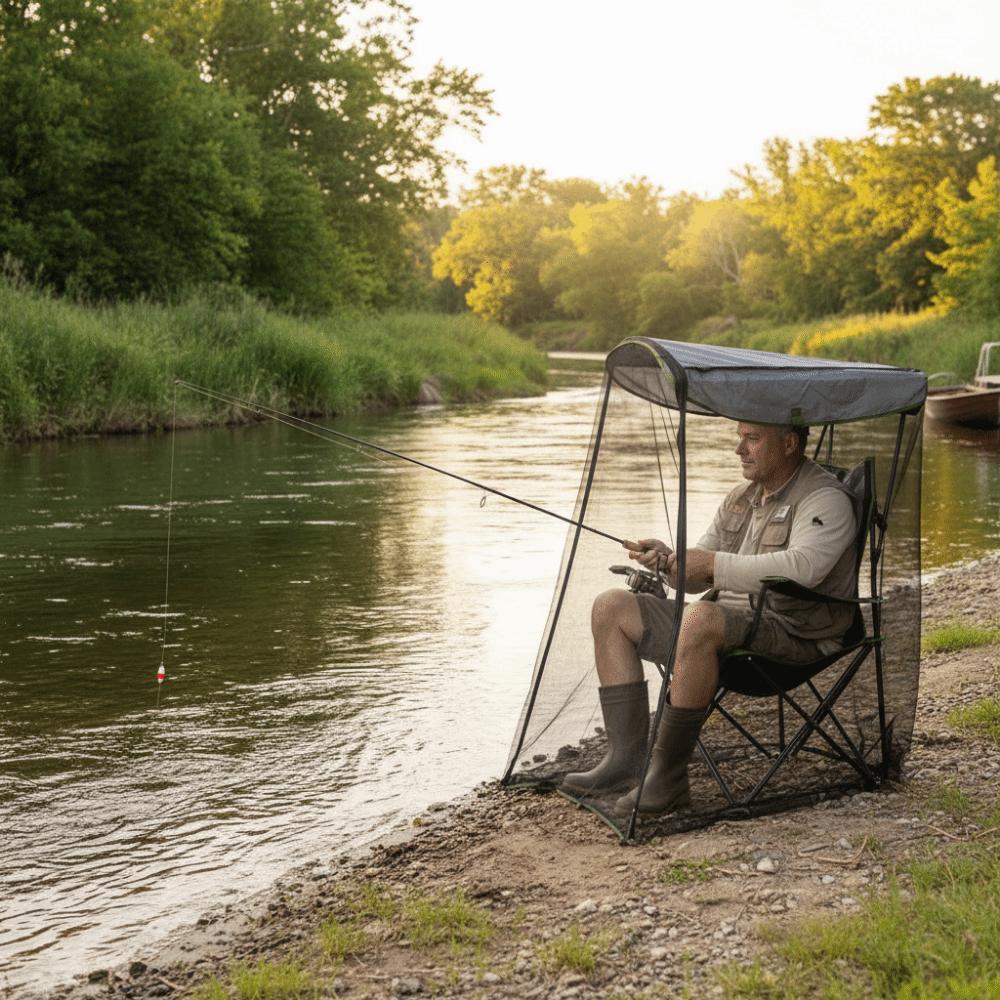 Zipper Opening Bug Mesh Tent Insect Proof Mosquito Net Hiking Mosquito Net Cover  Outdoors